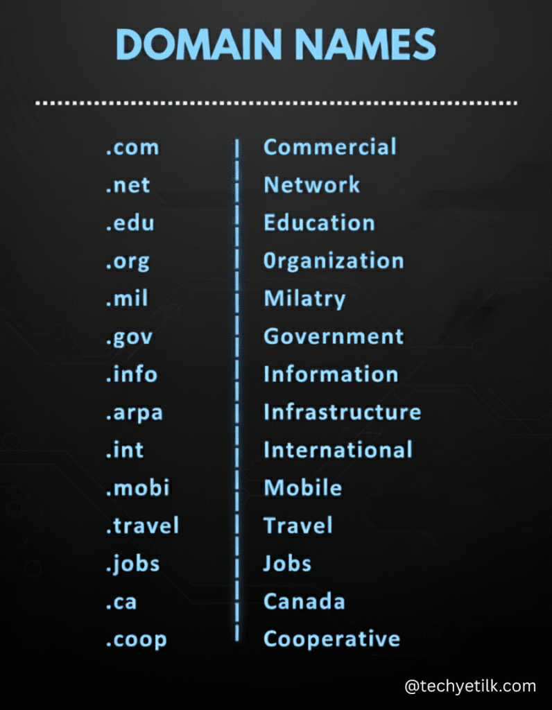 domain names